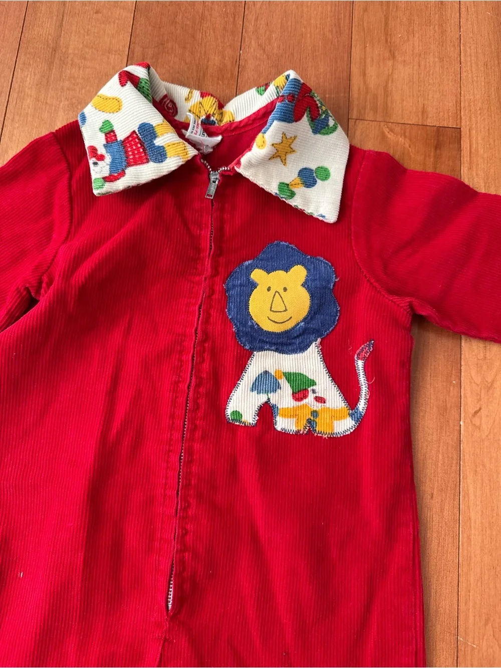Vintage Corduroy Romper